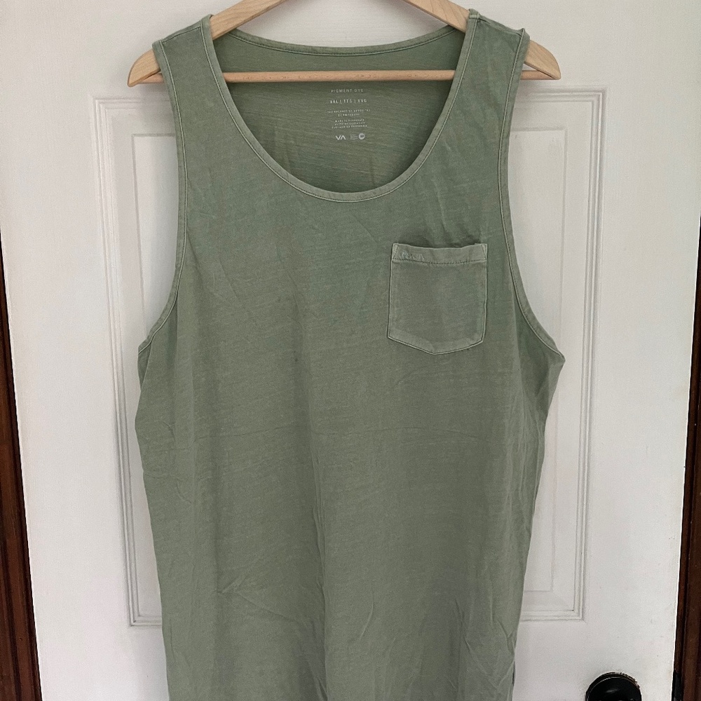RVCA pigment dye tank top, Size XXL